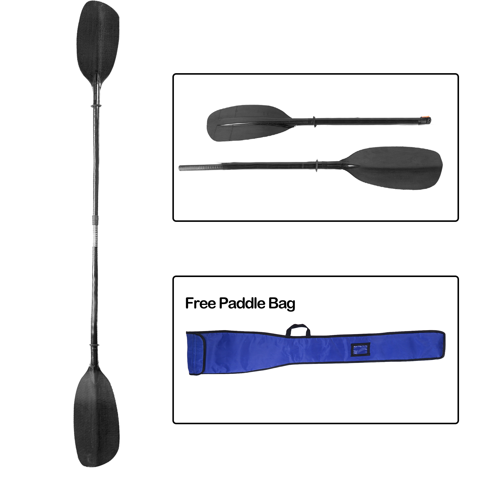 Sup Paddle Carbon Fiber - 815g Carbon Whitewater Paddle Straight Shaft