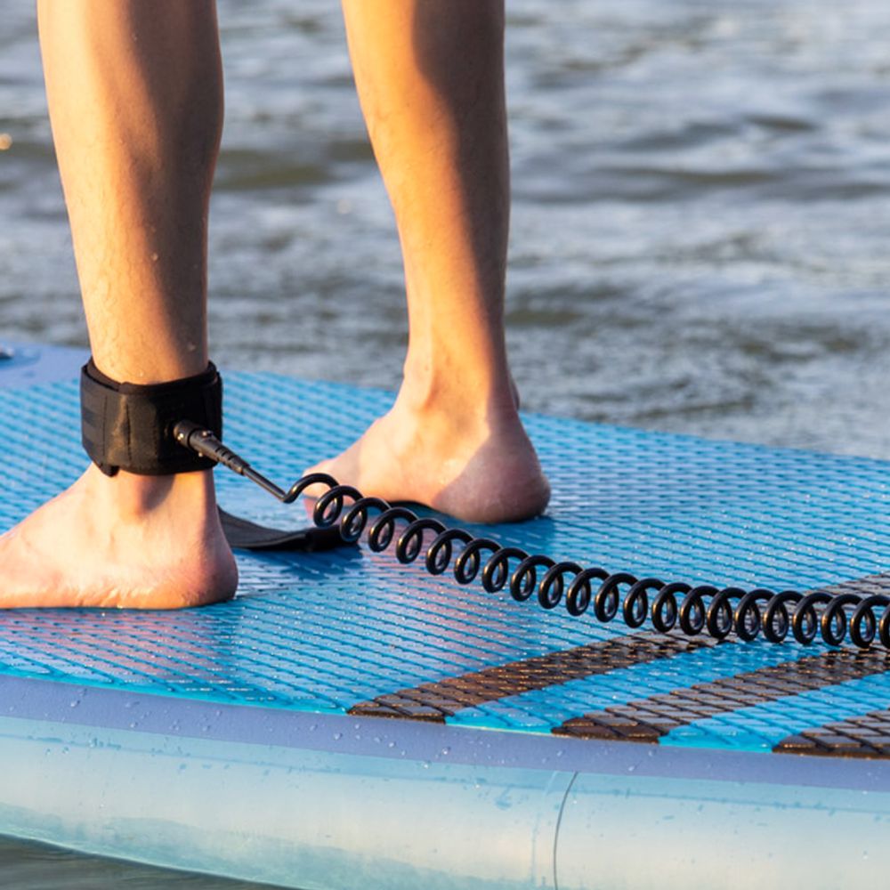 Paddle Board Leash Coiled - For For HEYTUR 7mm Surfing Leg