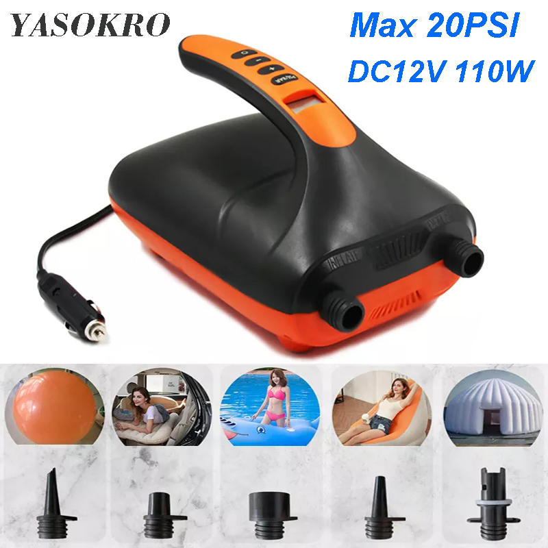 Paddle Board Electric Pump 20Psi - 20 PSI Doul Stage Electric Air