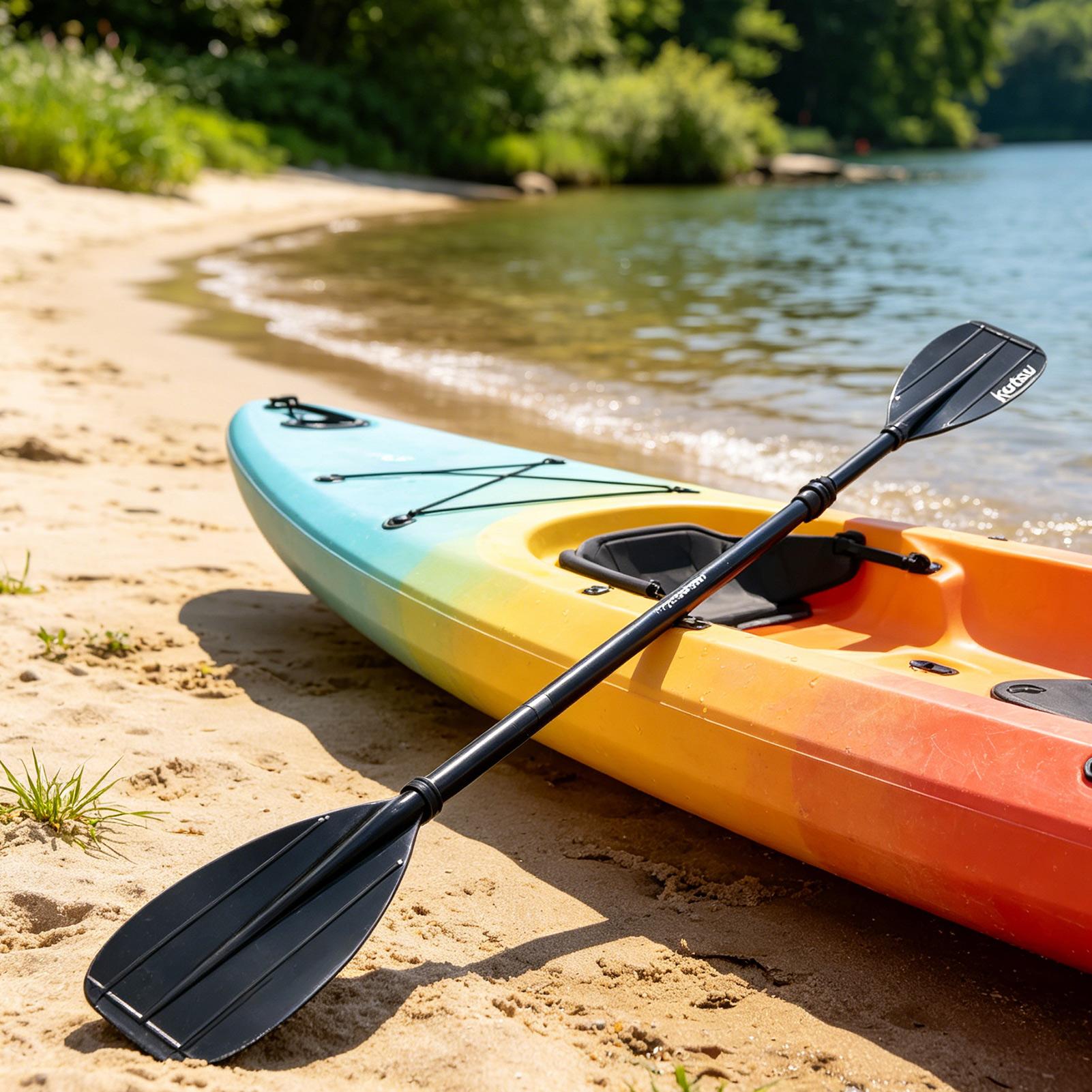 Kayak Inflatable 2 Person - 2-Section Carbon Fiber Kayak Paddle Lightweight