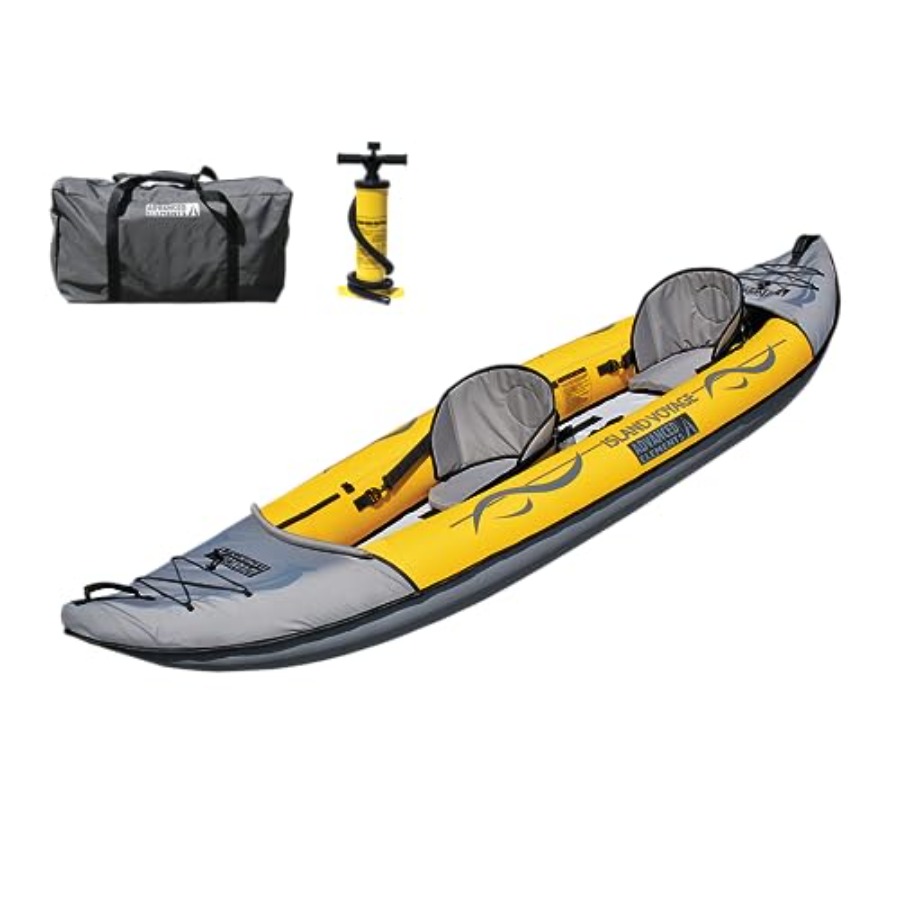 Kayak Inflatable 2 Person - Island Voyage 2 Inflatable Kayak -