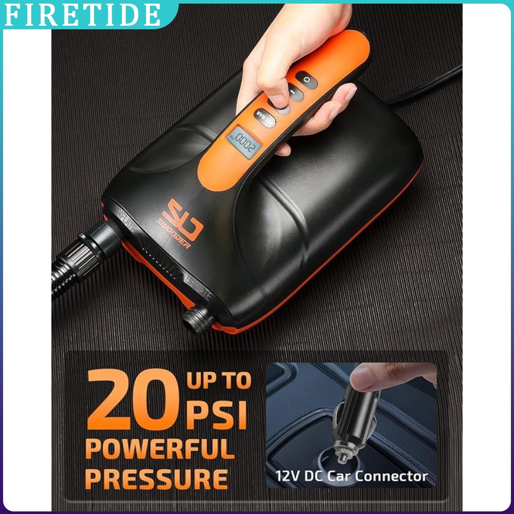 12V Portable Digital Electric  - Paddle Board Electric Pump 20Psi recension och pris