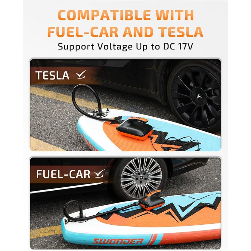 12V Portable Digital Electric  - Paddle Board Electric Pump 20Psi recension och pris