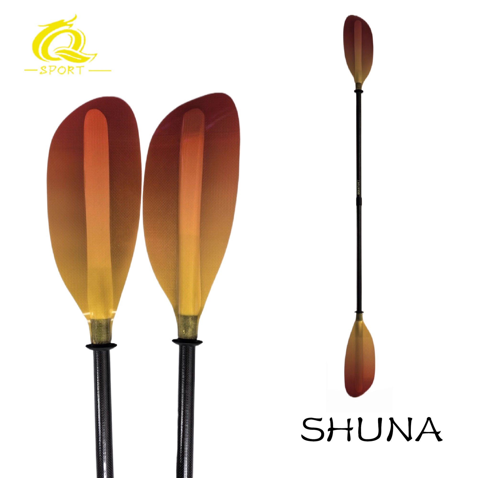 QQSPORT Kayak Paddle，2 pieces  - Kayak Paddle Carbon 2 Piece recension och pris
