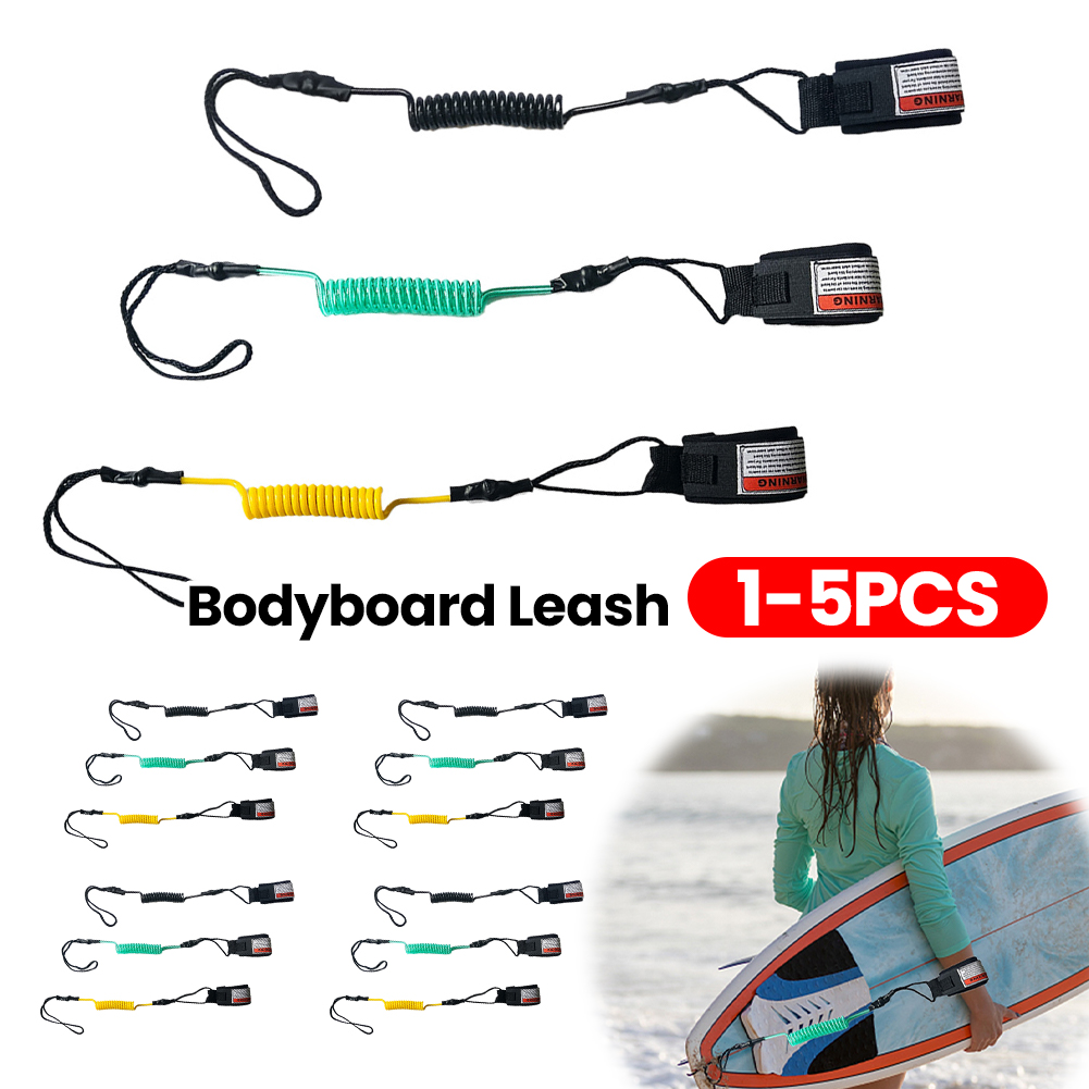 Premium Coiled Body Board Leas - Paddle Board Leash Coiled recension och pris