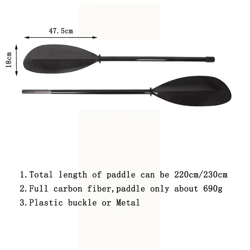 Manufacture of 2 pieces of all - Kayak Paddle Carbon 2 Piece recension och pris