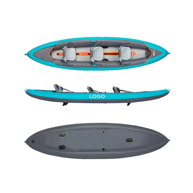 Quick Drying Inflatable Canoe  - Inflatable Kayak 3 Person recension och pris