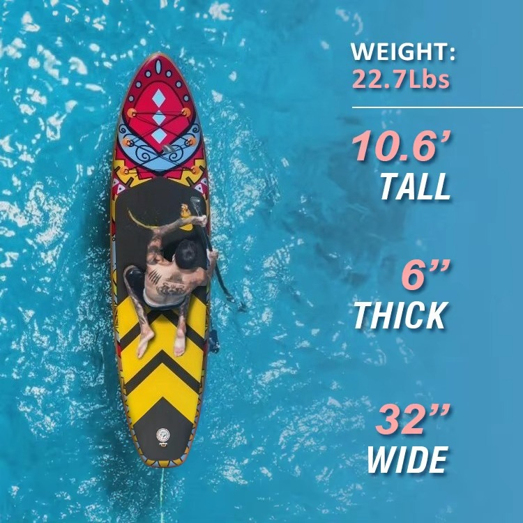 10.6ft Inflatable Stand up Pad - Inflatable Paddle Board 10.6Ft recension och pris