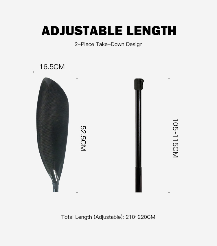 Paddle Carbon Fiber Kayak Padd - Kayak Paddle Carbon 2 Piece recension och pris