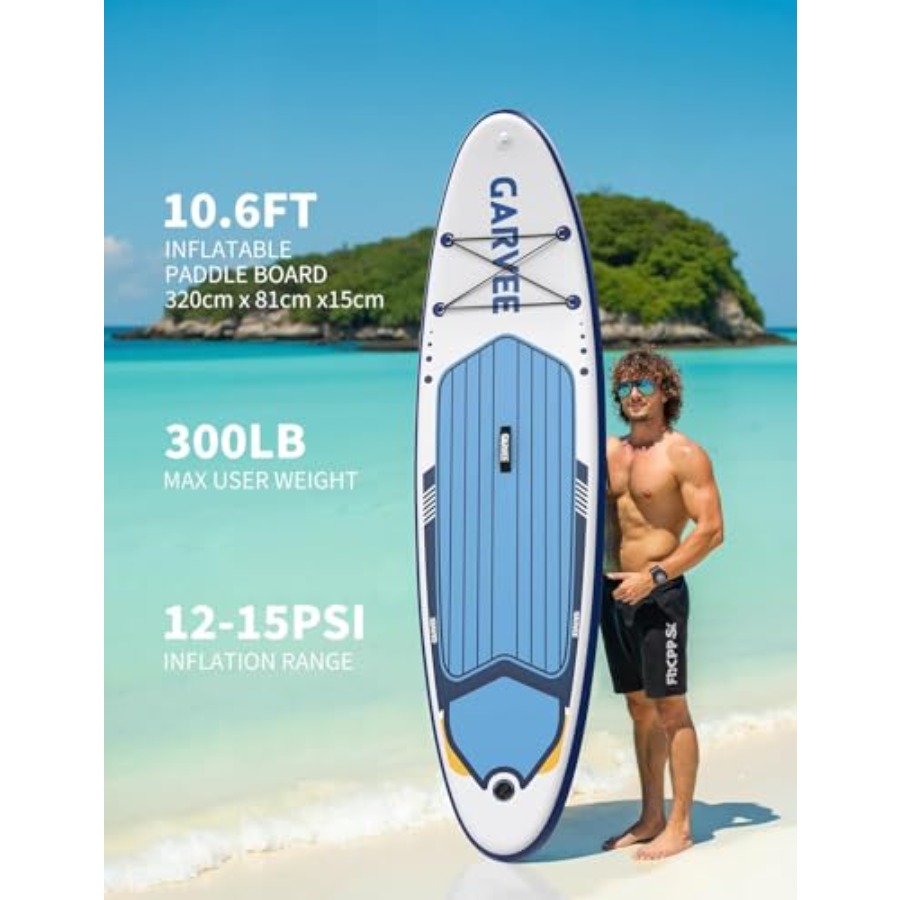 Inflatable Stand Up Paddle Boa - Inflatable Paddle Board 10.6Ft recension och pris