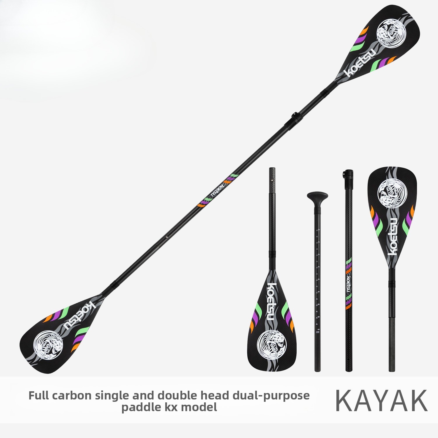 Single Double Head Full Carbon - Sup Paddle Carbon Fiber recension och pris