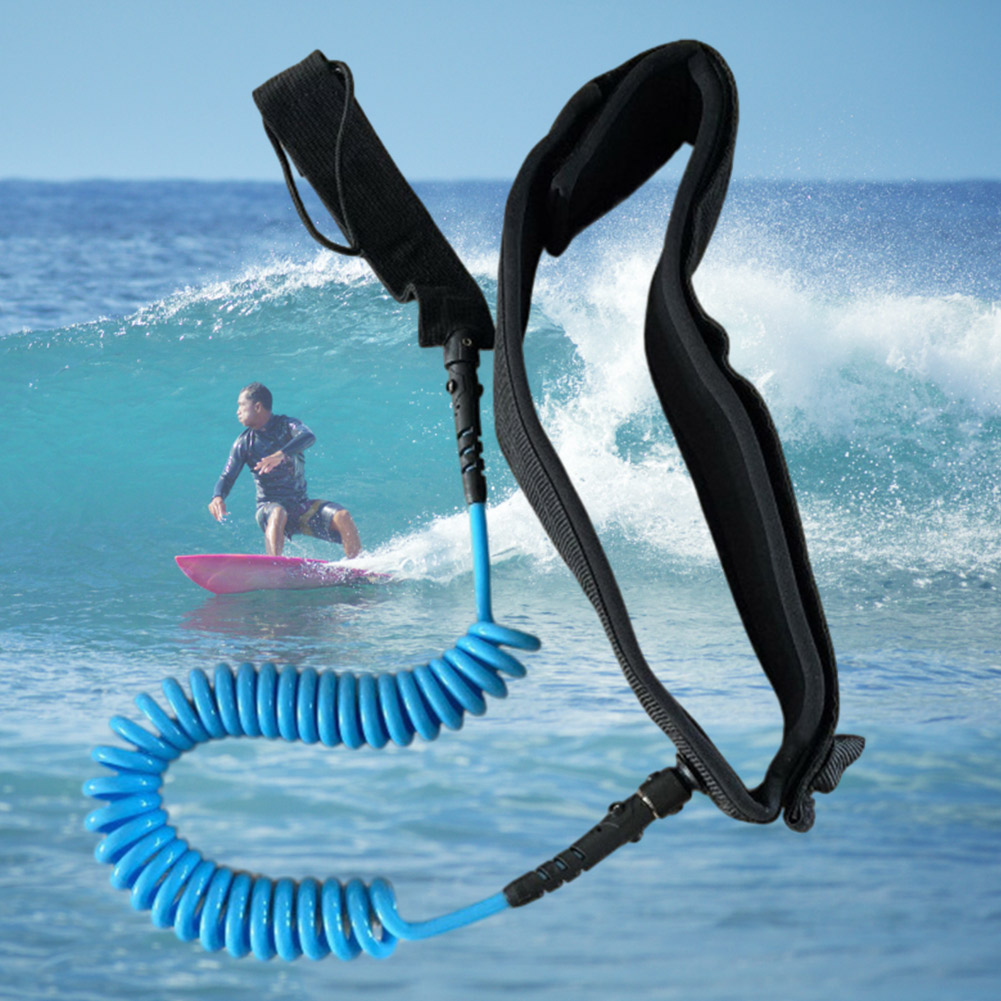 Coiled Leash Adjustable SUP Su - Paddle Board Leash Coiled recension och pris
