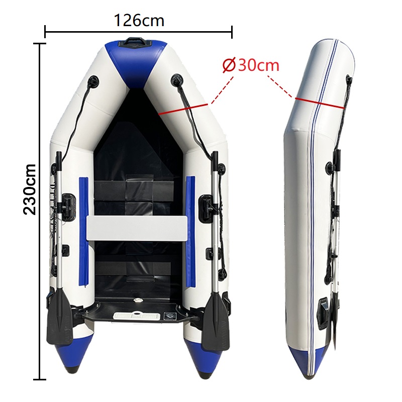 3 Person 0.9mm PVC Inflatable  - Inflatable Kayak 3 Person recension och pris