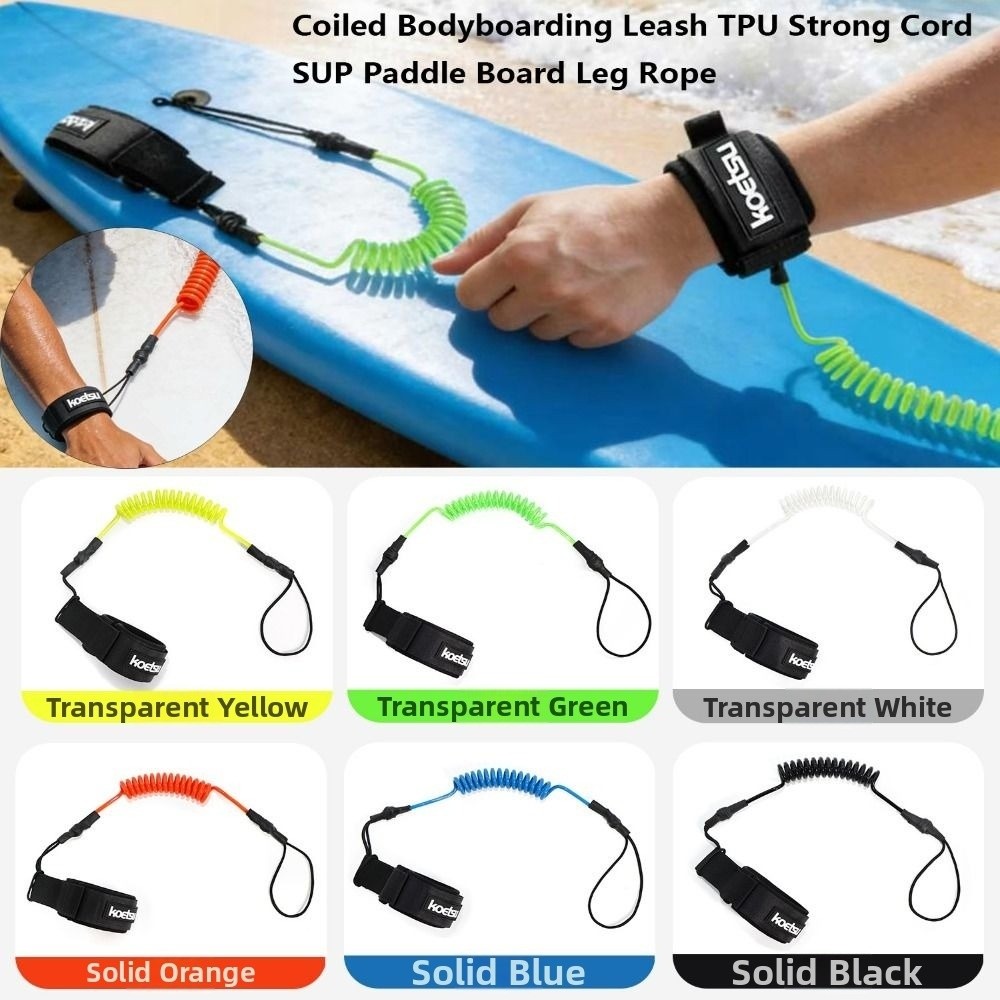 New Elastic Stretchable Coiled - Paddle Board Leash Coiled recension och pris