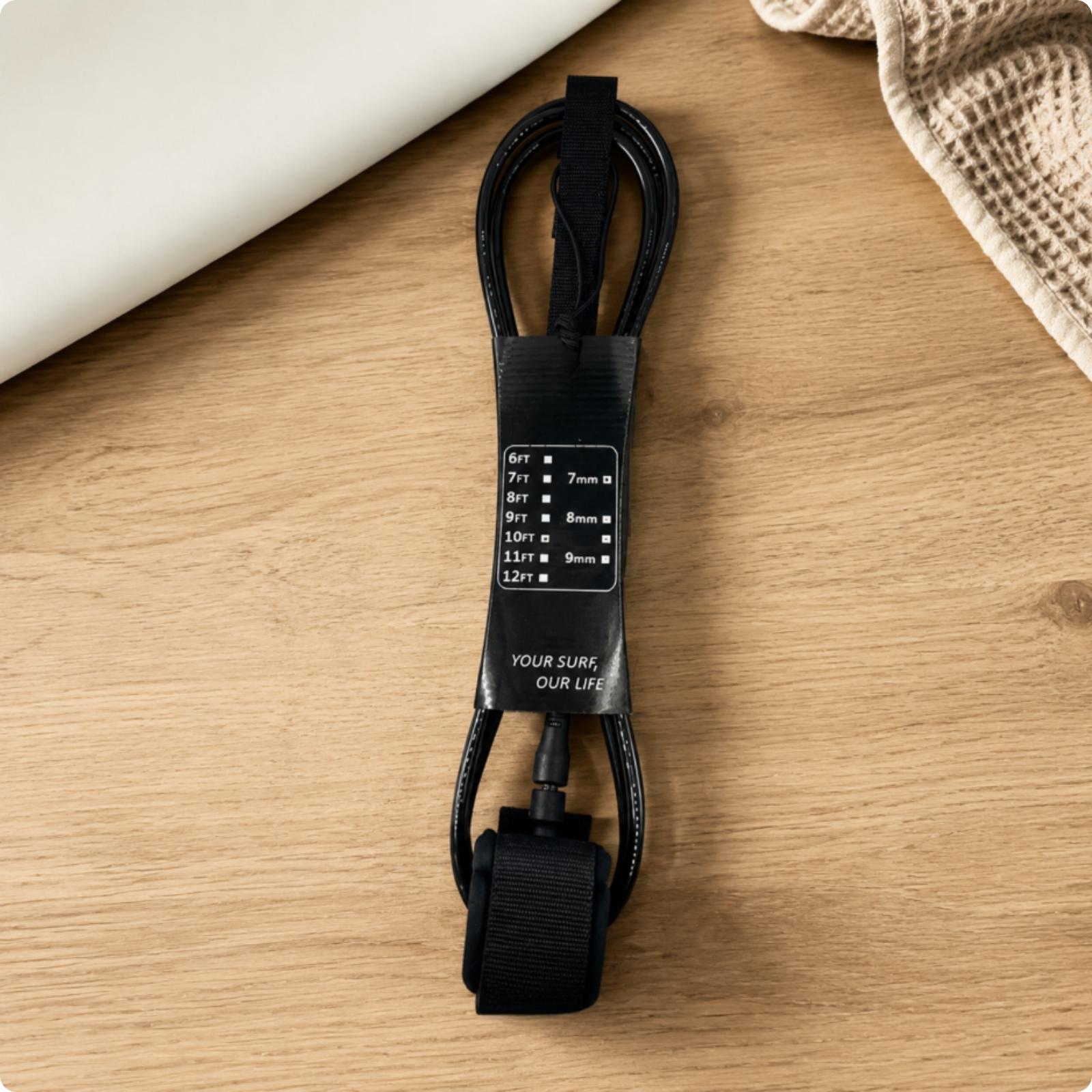 Coiled Surfboard Safety Leash  - Paddle Board Leash Coiled recension och pris