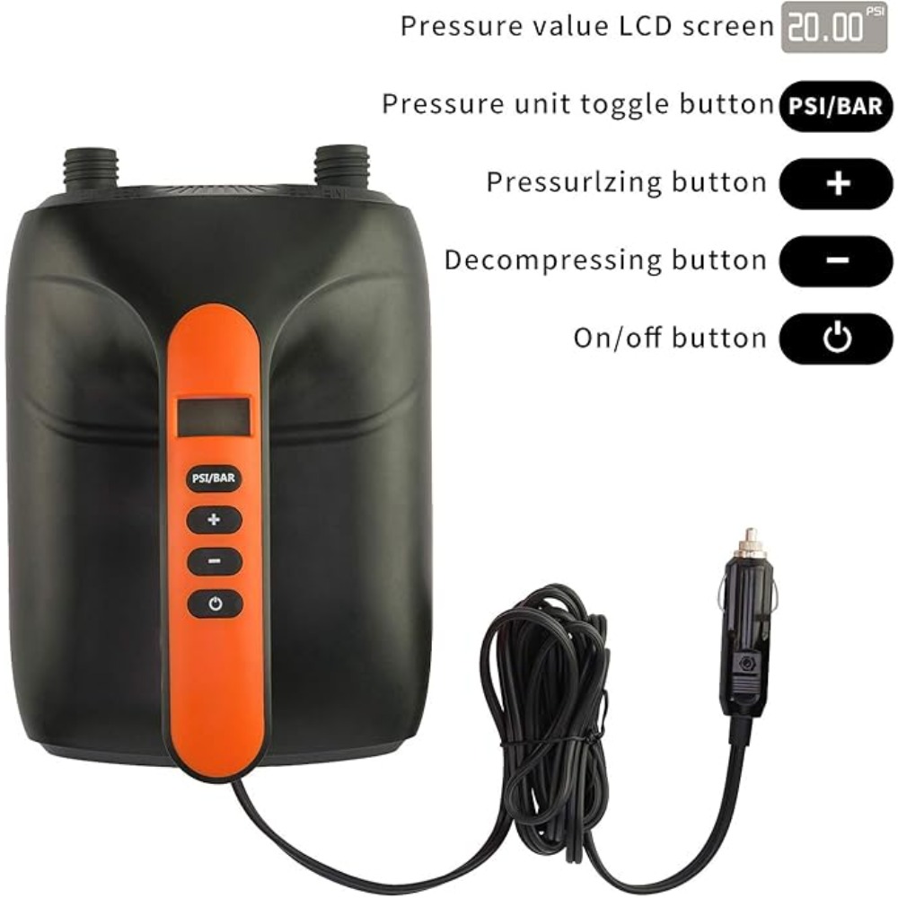 20PSI High Pressure SUP Electr - Paddle Board Electric Pump 20Psi recension och pris