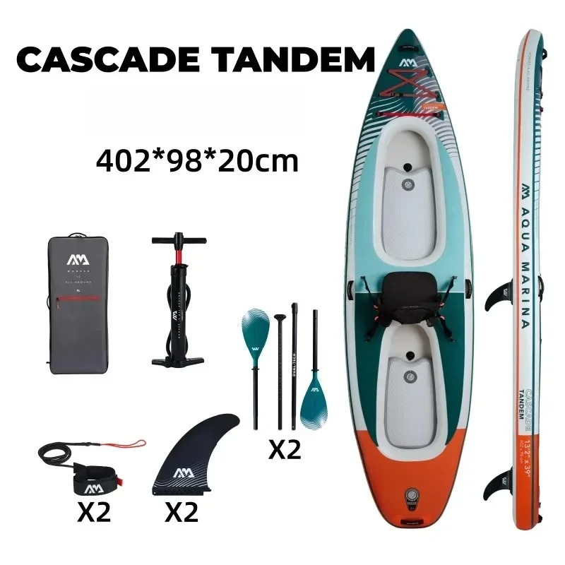 AQUA MARINA CASCADE TANDEM One - Kayak Inflatable 2 Person recension och pris