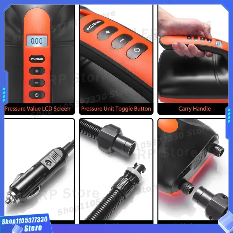 20PSI Electric Air Pump for SU - Paddle Board Electric Pump 20Psi recension och pris